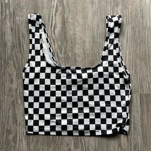 Checkered tank size medium